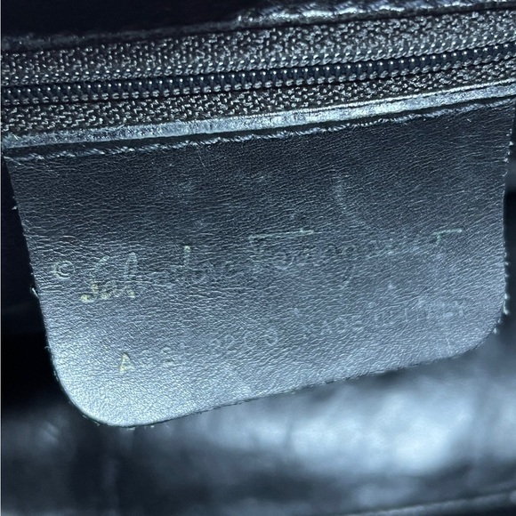 SALVATORE FERRAGAMO Seri Tropical Print Leather Boston Bag Limited - Picture 11 of 12